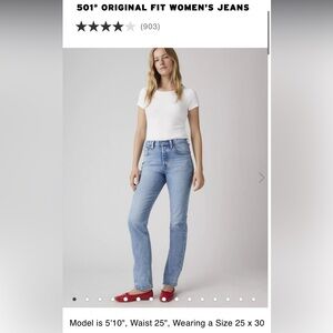 Levi's 501 original Women's Jeans W25